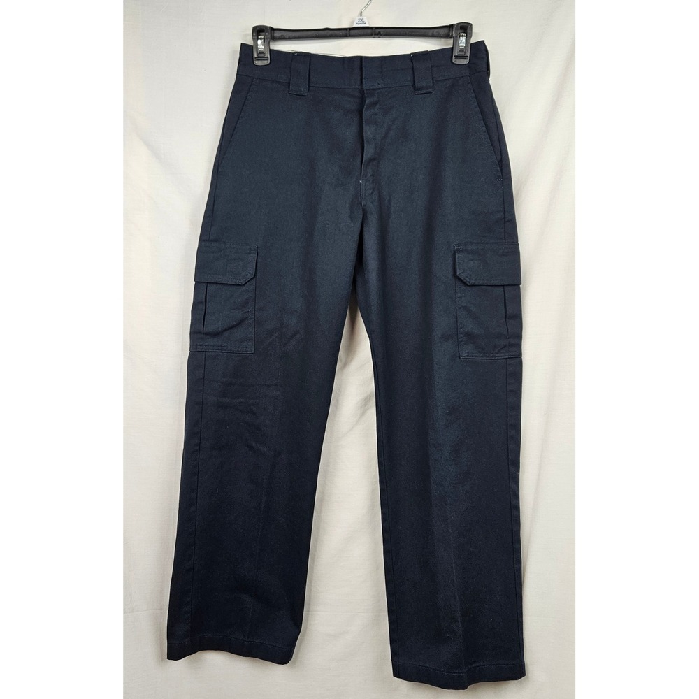 Dickies Mens Relaxed Straight‎ Fit Cargo Pants Dark Navy Blue 32x32 Utility